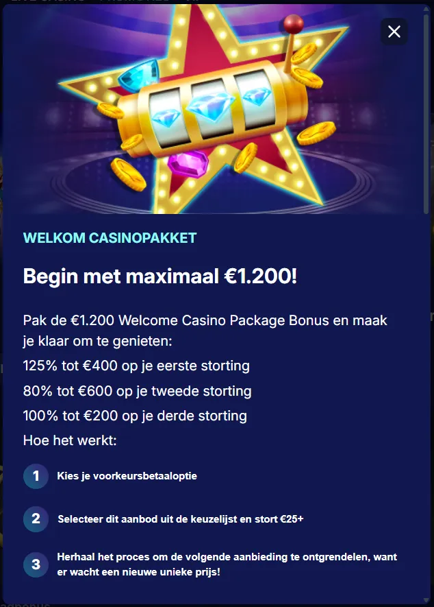 OrionsBet Casino bonus – welkomstbonus en promoties voor spelers