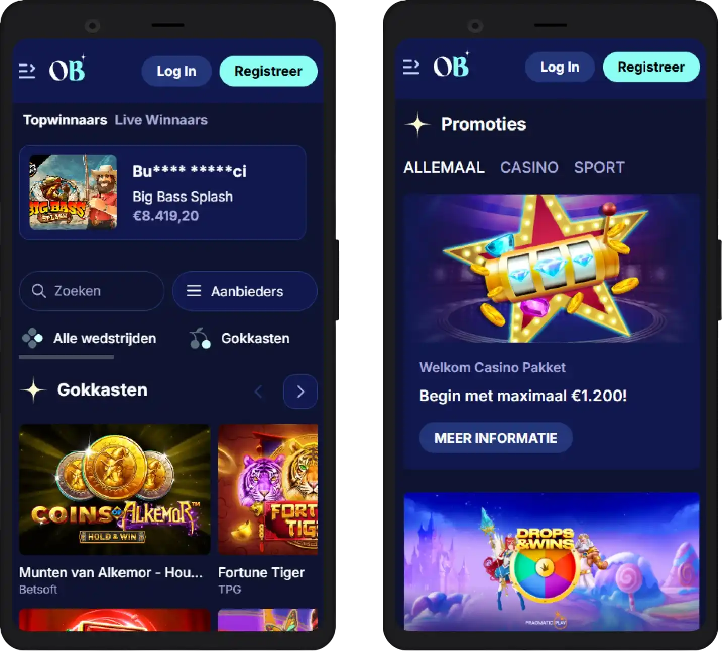 OrionsBet Casino mobiel – online casino spelen op smartphone