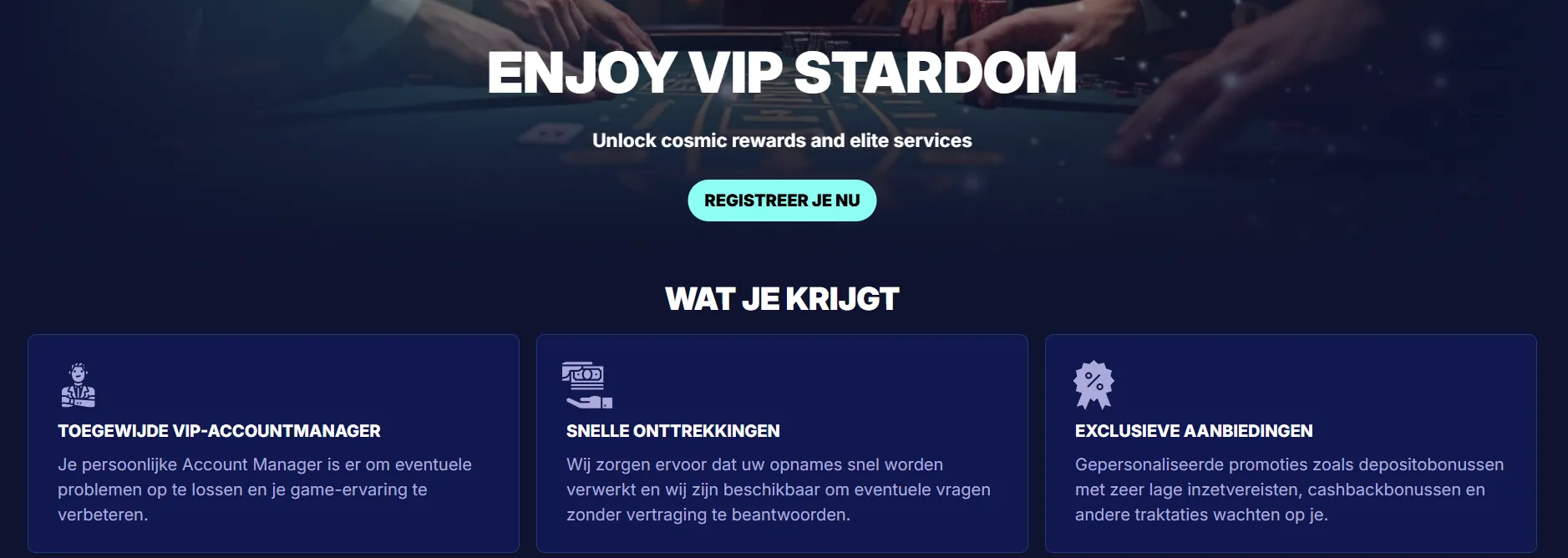 OrionsBet Casino VIP programma – exclusieve voordelen voor spelers
